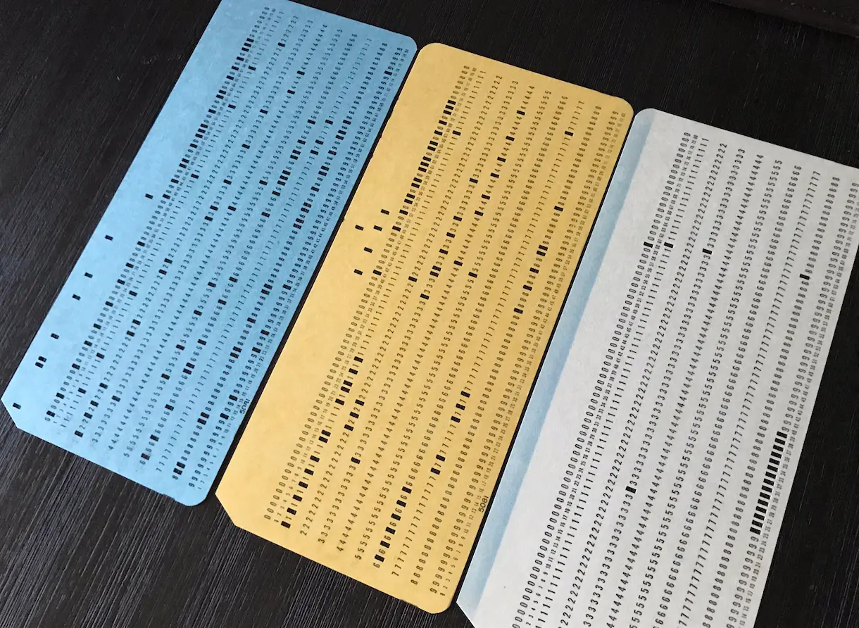 punch cards!